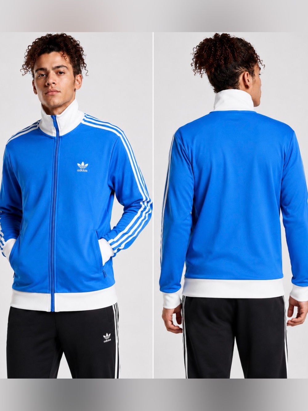 Adidas Originals Beckenbauer Track Jacket Blue White Unisex Size XS